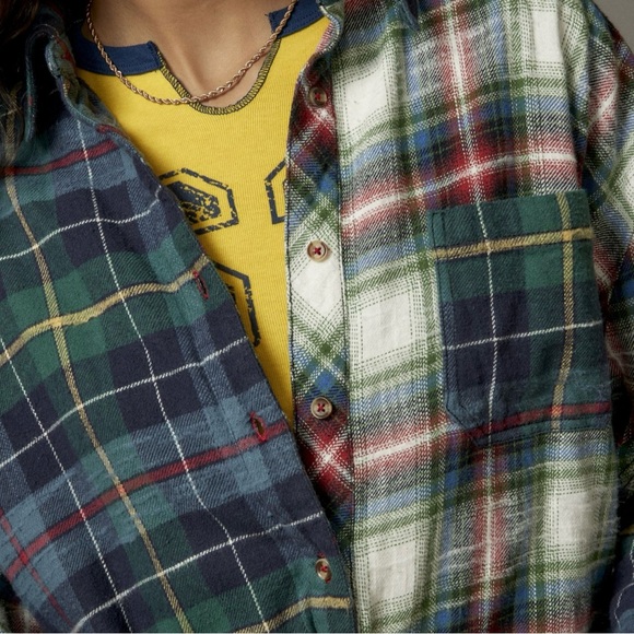 BDG One Way or Another  Plaid Flannel Button-Down Shirt - Picture 3 of 8
